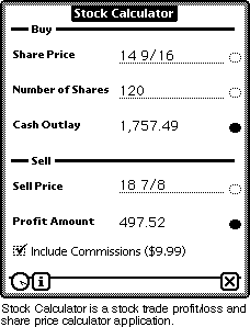 Stock Calculator is a profit/loss and share price calculator application